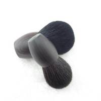 Portable professional 1pcs synthetic wooden handle makeup brush wool foundation blush brush