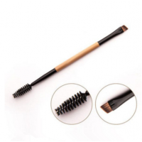 Factory supplied bamboo handle double head eyelash brush/Mermaid Eyeliner